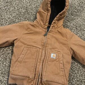 Never worn Carhartt Toddler Quilted Coat, Size 12m